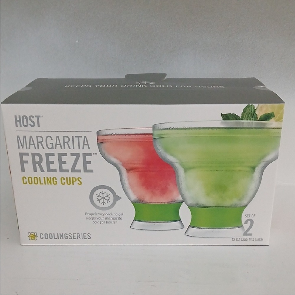 Ost Margarita Freeze Cooling Cups Set - Green